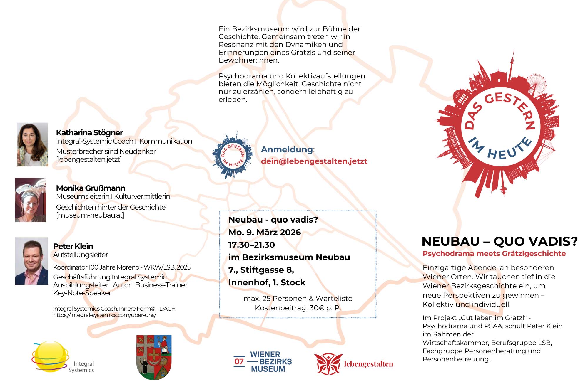 Neubau Quo Vadis? Psychodrama meets Grätzlgeschichte